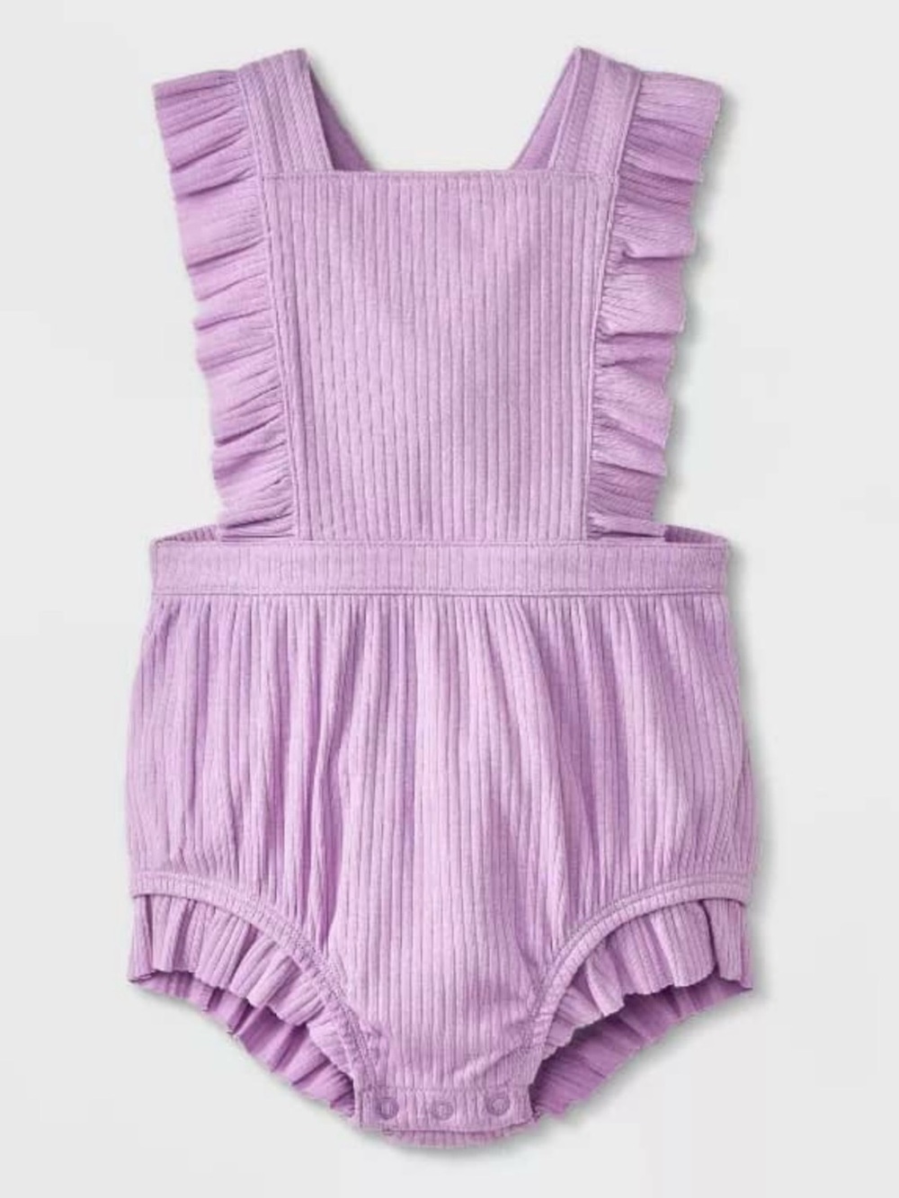 Baby Girl 0-3 M Ruffled One-Piece Romper
